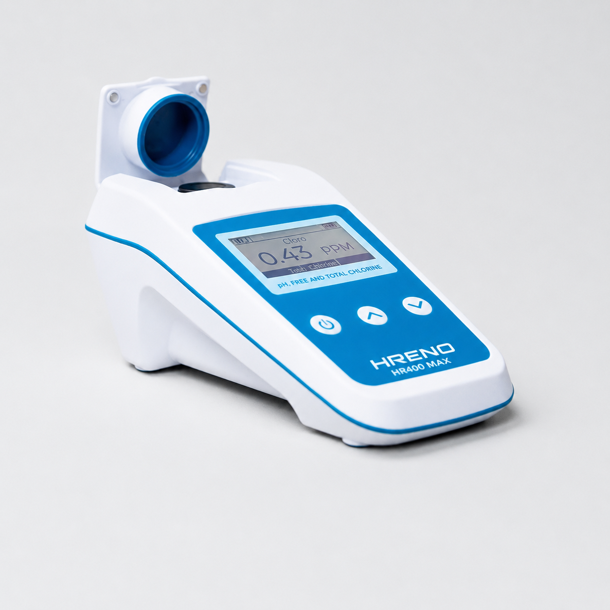 Medidor Cloro Livre Total pH | HRENO HR400 MAX 2 Medidor Cloro Livre Total pH | HRENO HR400 MAX - Imagem 2