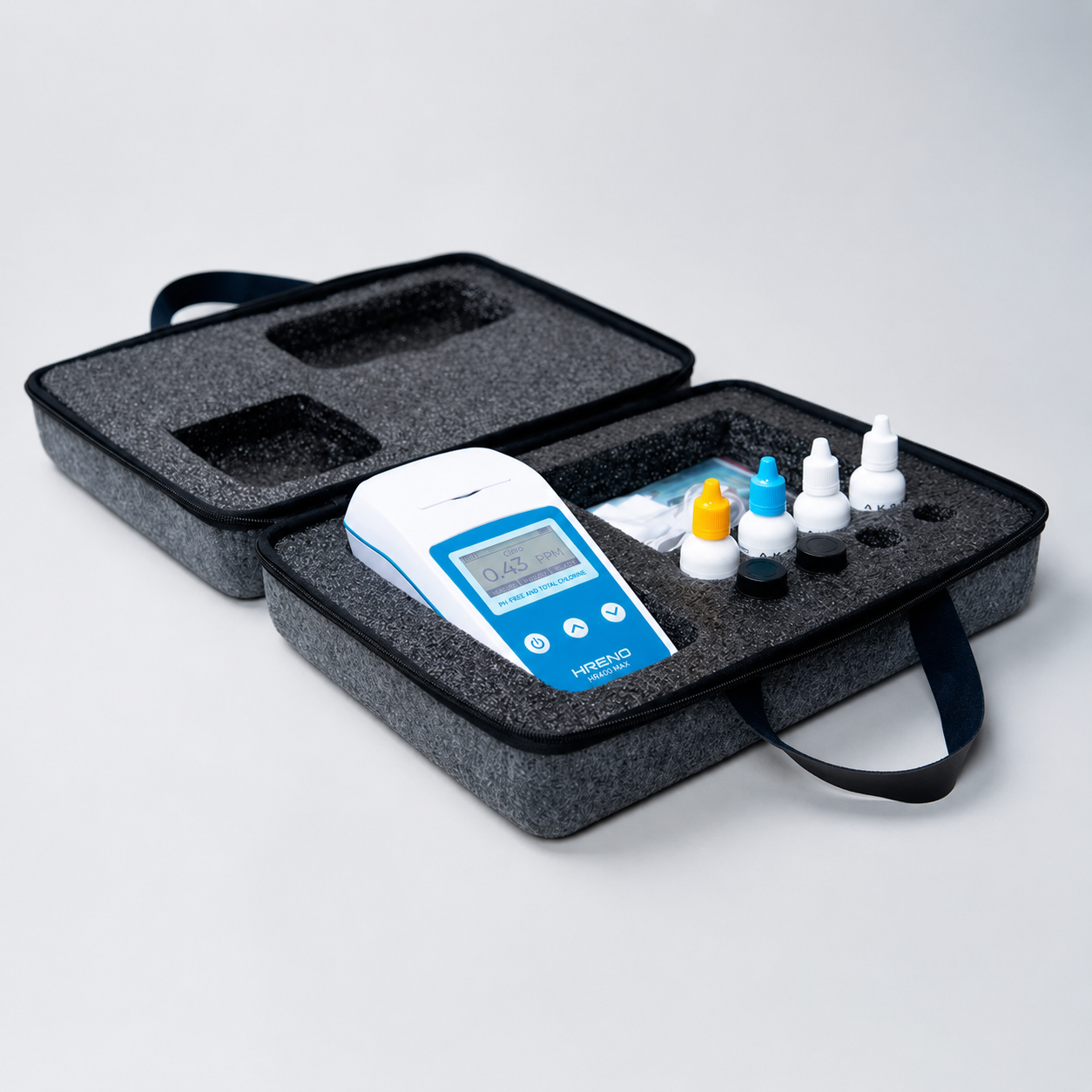 Medidor Cloro Livre Total pH | HRENO HR400 MAX 3 Medidor Cloro Livre Total pH | HRENO HR400 MAX - Imagem 3