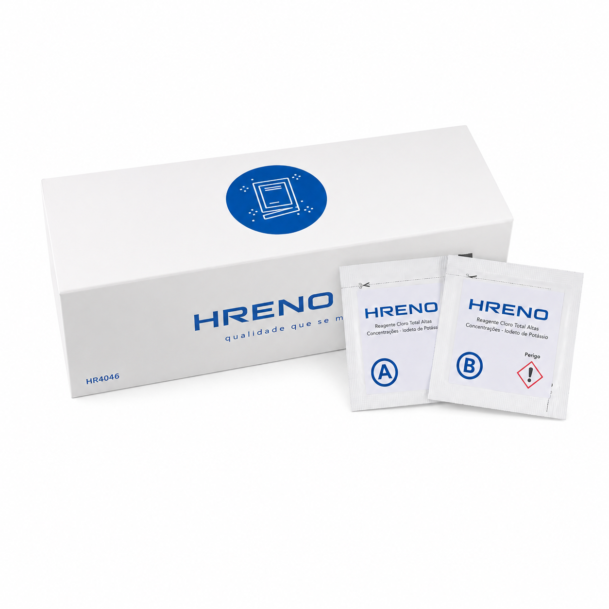 Reagente Ferro Total Em Pó Análise Água 50 Saches | HRENO HR4046 1 Reagente Ferro Total Em Pó Análise Água 50 Saches | HRENO HR4046