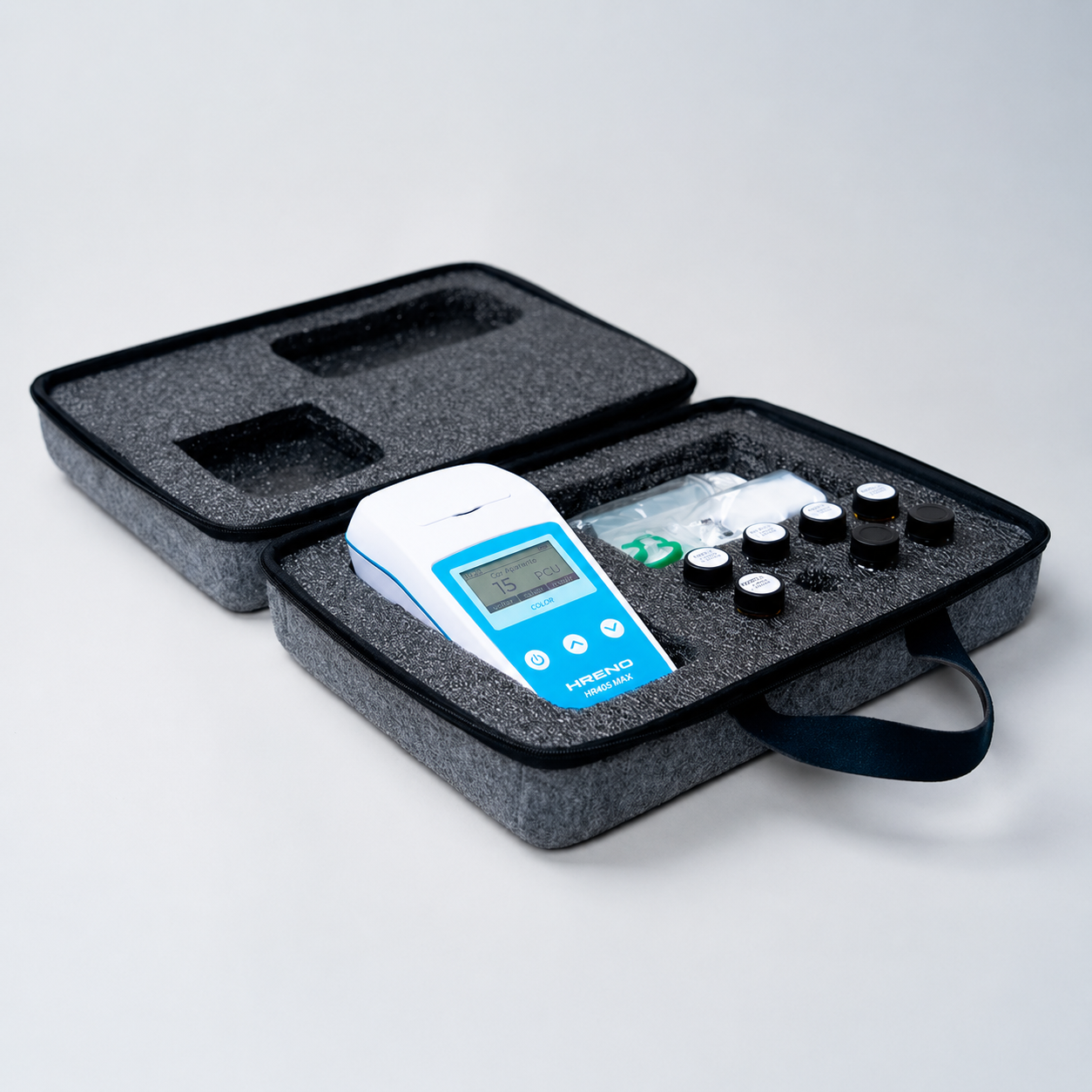 Medidor Cor Digital Portátil 500 PCU Laboratório ISO 7887 | HRENO HR405 MAX 5 Medidor Cor Digital Portátil 500 PCU Laboratório ISO 7887 | HRENO HR405 MAX - Imagem 5