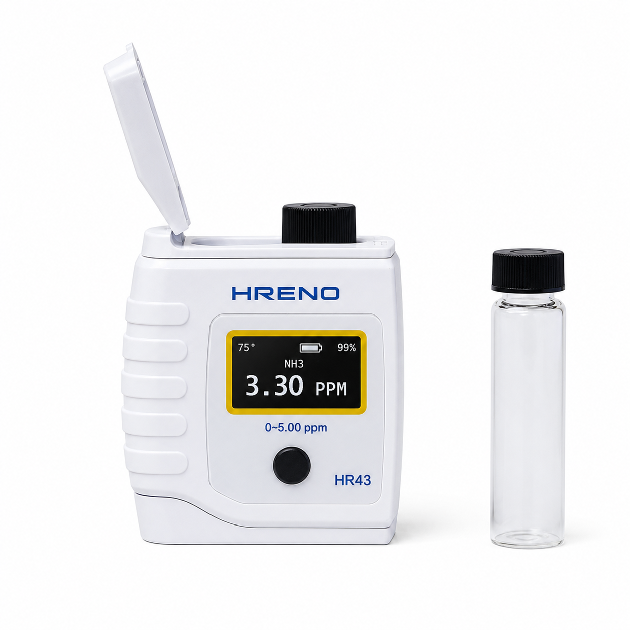 Medidor Amônia Água Digital Portátil 5 PPM | HRENO HR43 2 Medidor Amônia Água Digital Portátil 5 PPM | HRENO HR43 - Imagem 2
