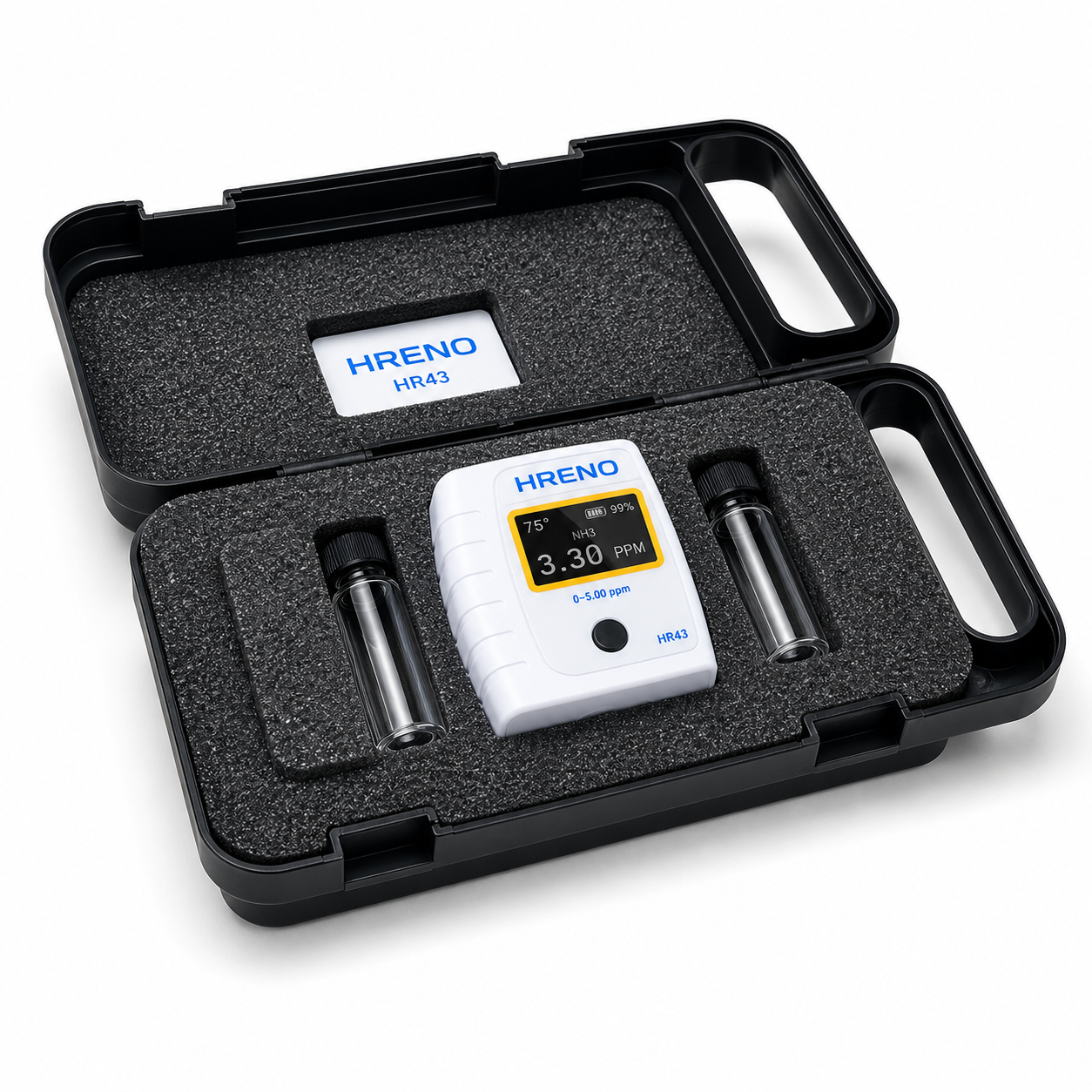 Medidor Amônia Água Digital Portátil 5 PPM | HRENO HR43 3 Medidor Amônia Água Digital Portátil 5 PPM | HRENO HR43 - Imagem 3