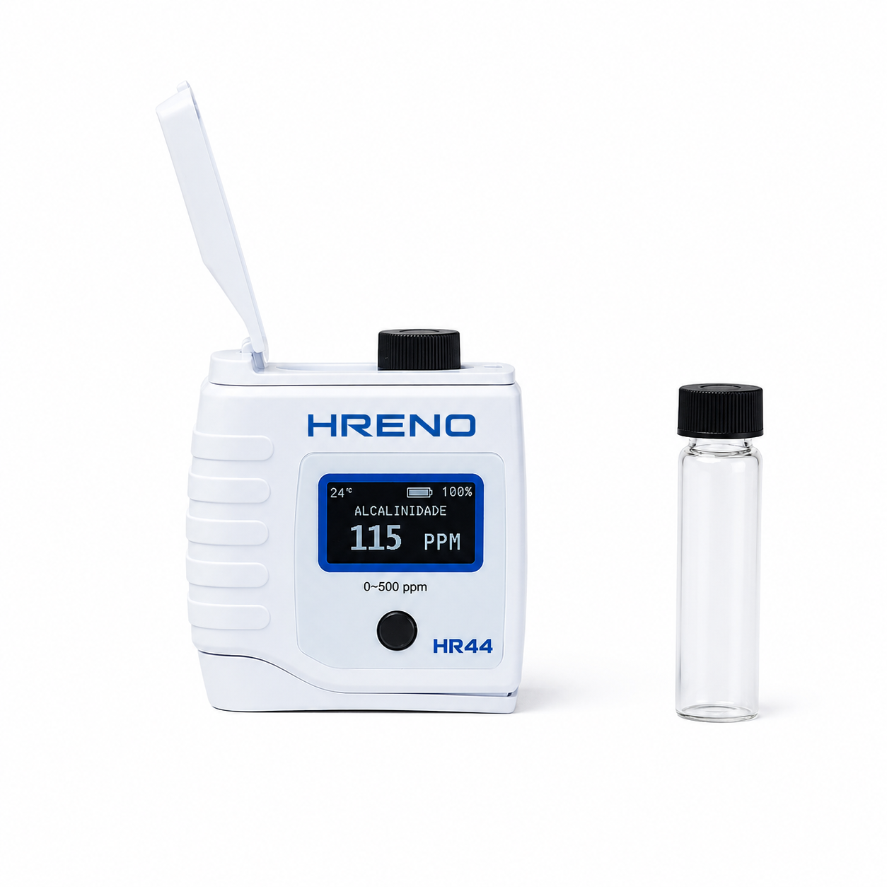 Medidor Alcalinidade Digital Portátil 500 PPM | HRENO HR44 2 Medidor Alcalinidade Digital Portátil 500 PPM | HRENO HR44 - Imagem 2