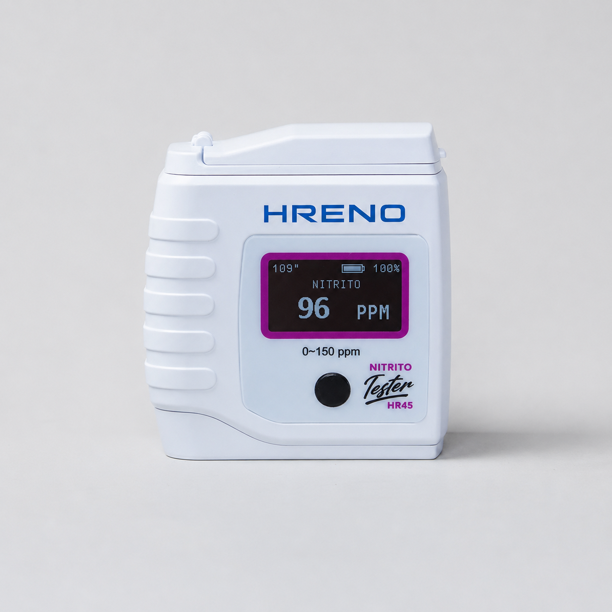 Medidor Nitrito Colorimétrico Digital Portátil 150 PPM Água Campo Laboratório | HRENO HR45 NITRITO TESTER
