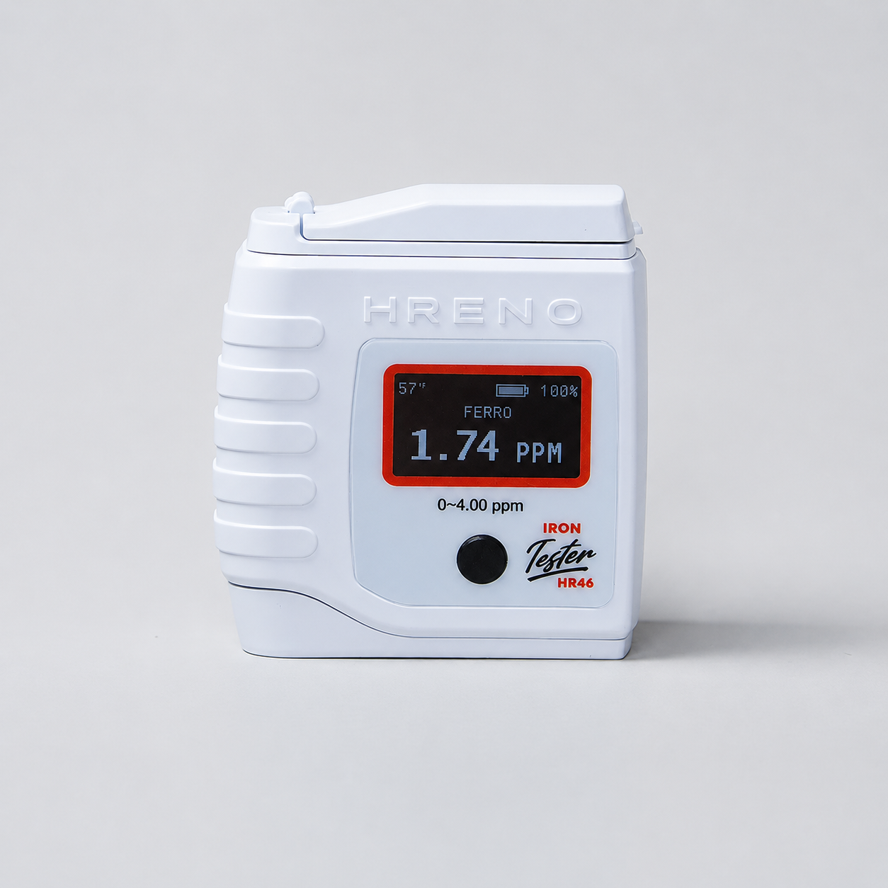 Medidor Ferro Total Digital Portátil 4 PPM Água Potável Processo Industrial | HRENO HR46 FERRO TESTER 1 Medidor Ferro Total Digital Portátil 4 PPM Água Potável Processo Industrial | HRENO HR46 FERRO TESTER