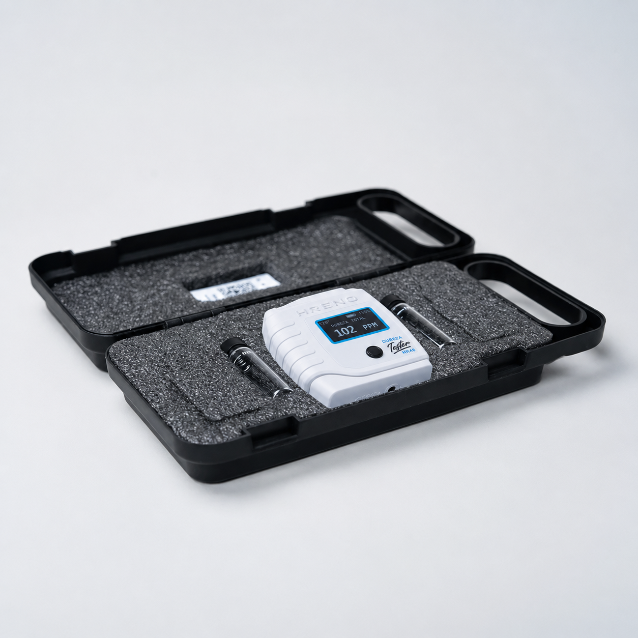 Medidor Dureza Total Digital Portátil 300 PPM Água Campo Laboratório | HRENO HR48 DUREZA TESTER 3 Medidor Dureza Total Digital Portátil 300 PPM Água Campo Laboratório | HRENO HR48 DUREZA TESTER - Imagem 3