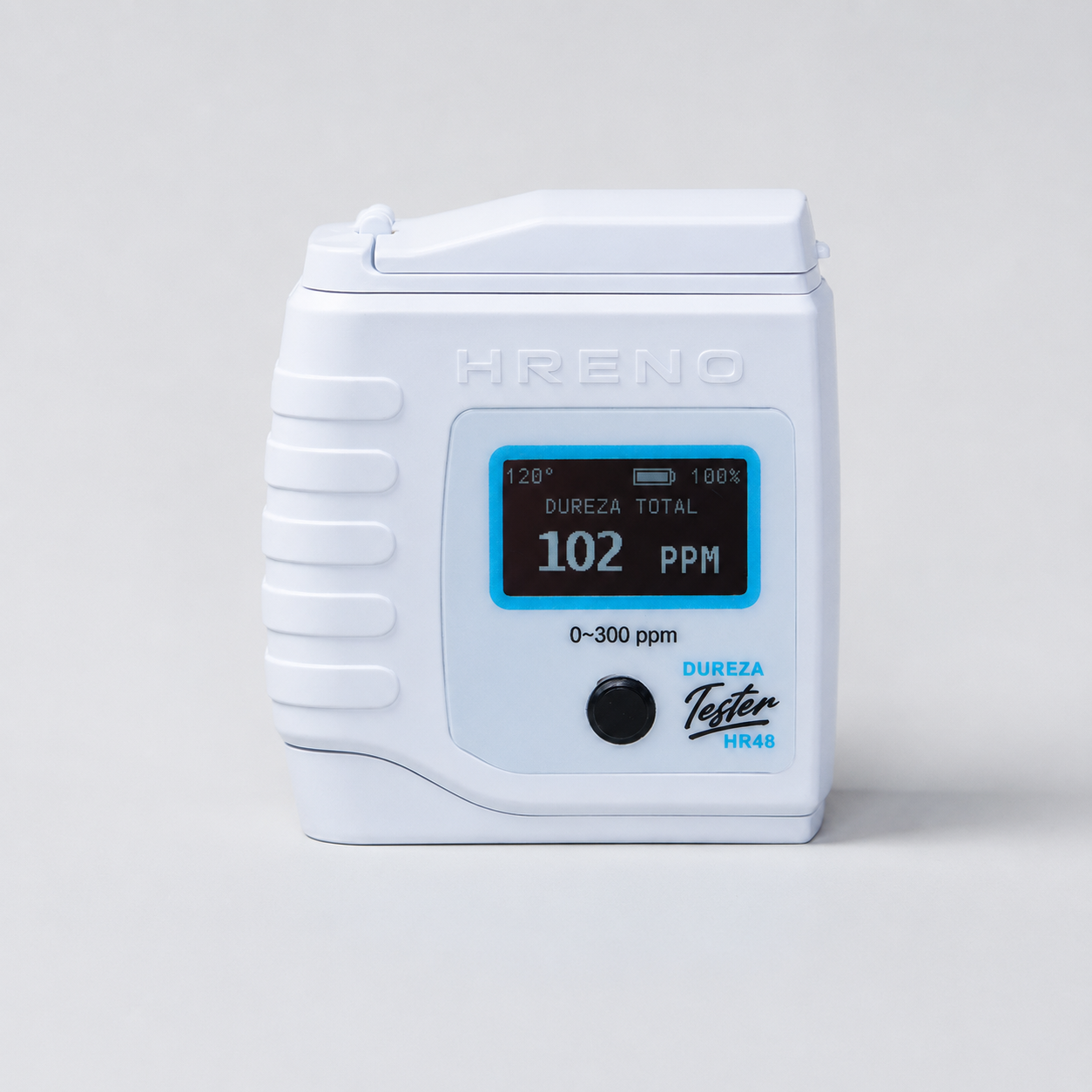Medidor Dureza Total Digital Portátil 300 PPM Água Campo Laboratório | HRENO HR48 DUREZA TESTER