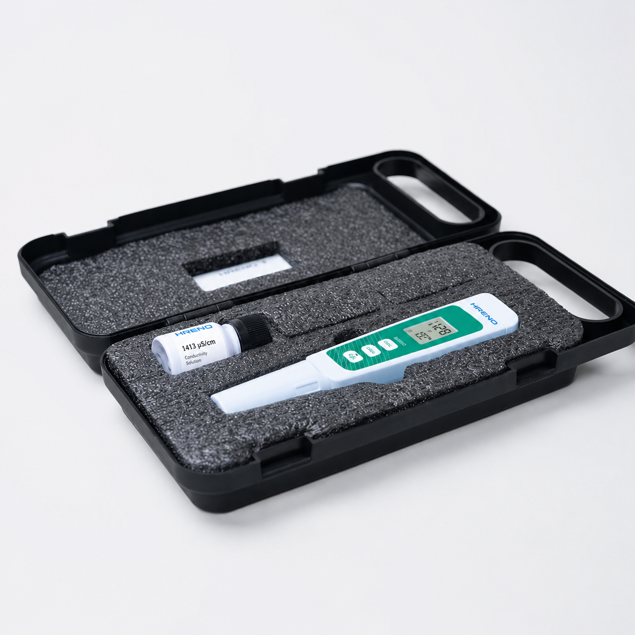 Medidor Condutividade Bolso Digital Portátil Campo Irrigação Hidroponia Fertirrigação | HRENO HR52 AGRO 3 Medidor Condutividade Bolso Digital Portátil Campo Irrigação Hidroponia Fertirrigação | HRENO HR52 AGRO - Imagem 3