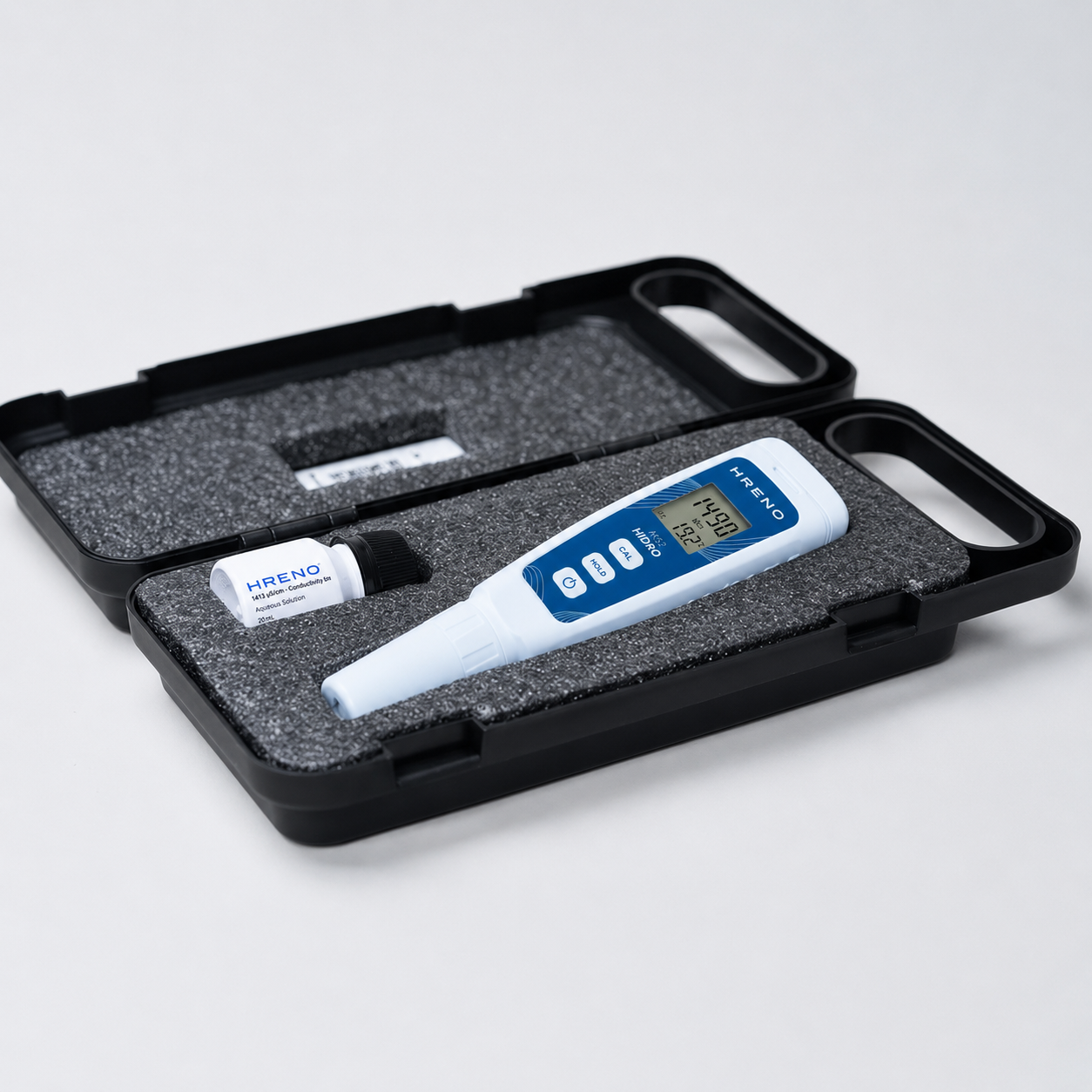 Medidor Condutividade Bolso Digital Portátil Água Processo Industrial | HRENO HR52 HIDRO 3 Medidor Condutividade Bolso Digital Portátil Água Processo Industrial | HRENO HR52 HIDRO - Imagem 3